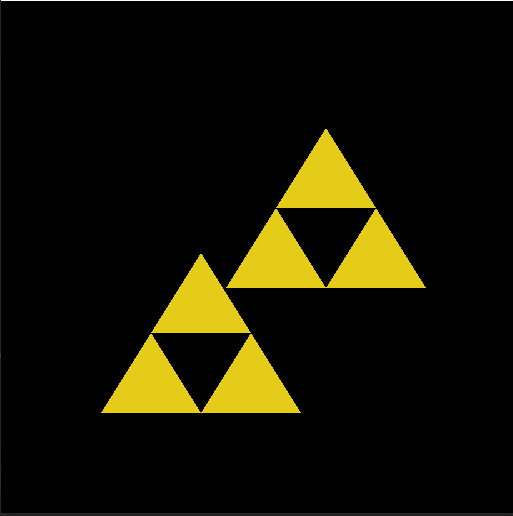 Picture of two triforces