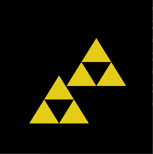 Lab 00a image of two triforce symbols