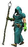 cloaked figure