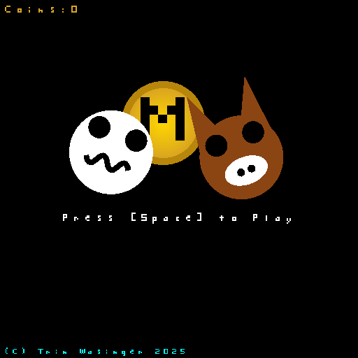 Game cover screen with Blaster and ghost