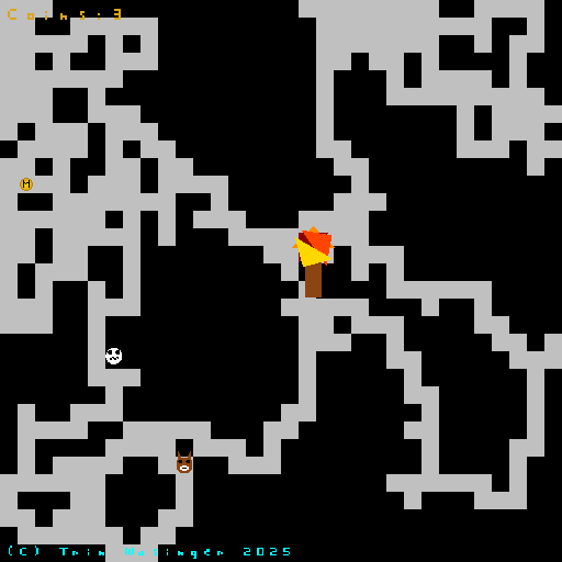 Game map with shadow removed