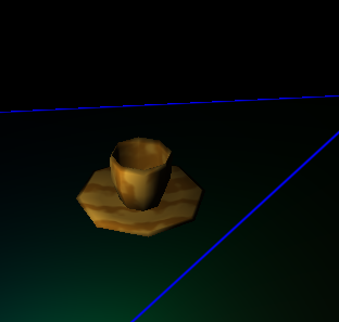 Procedural Texture on Low Resolution Teacup