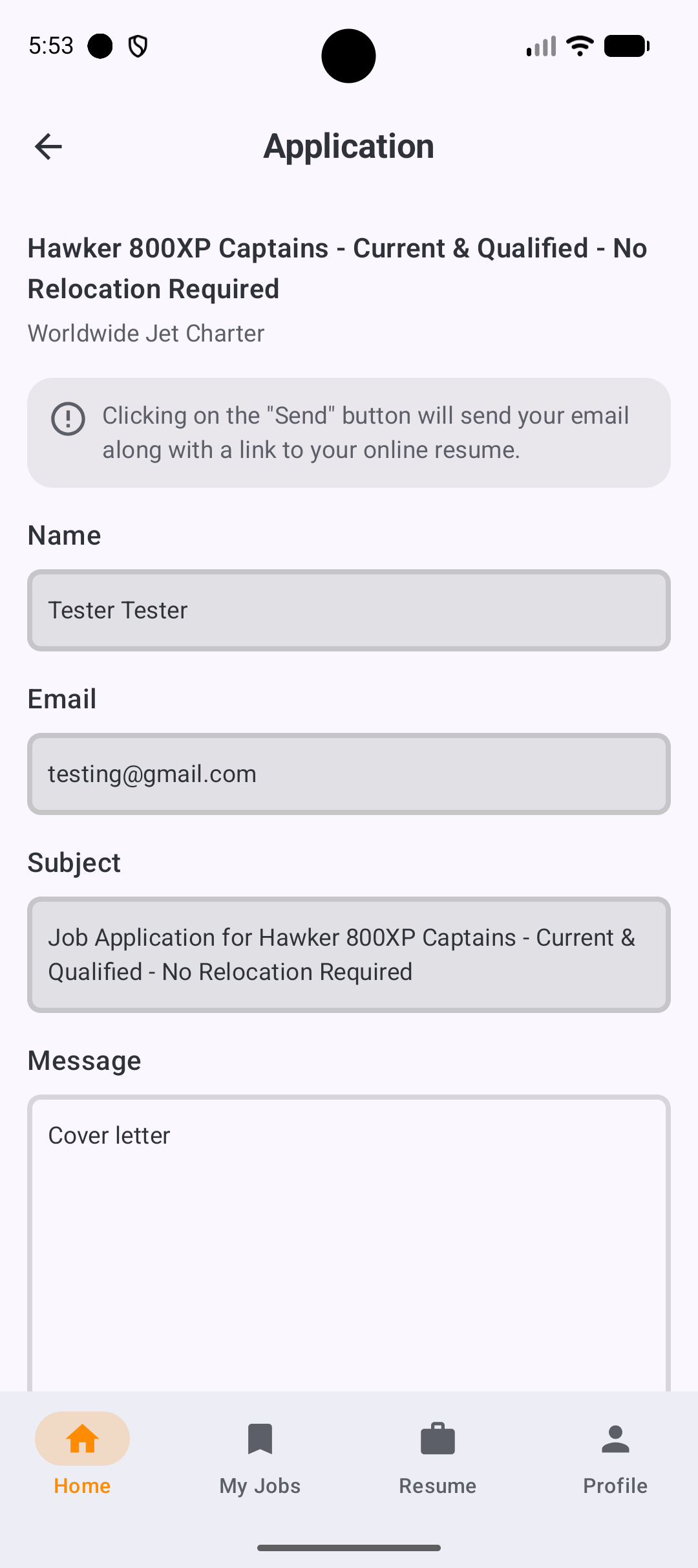 Apply
