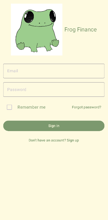Login Screen