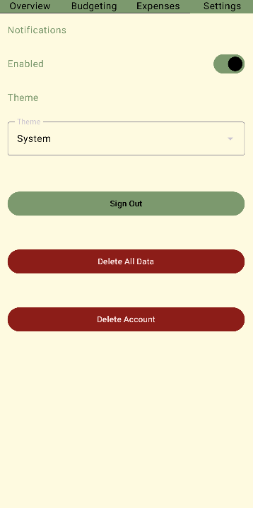 Login Screen