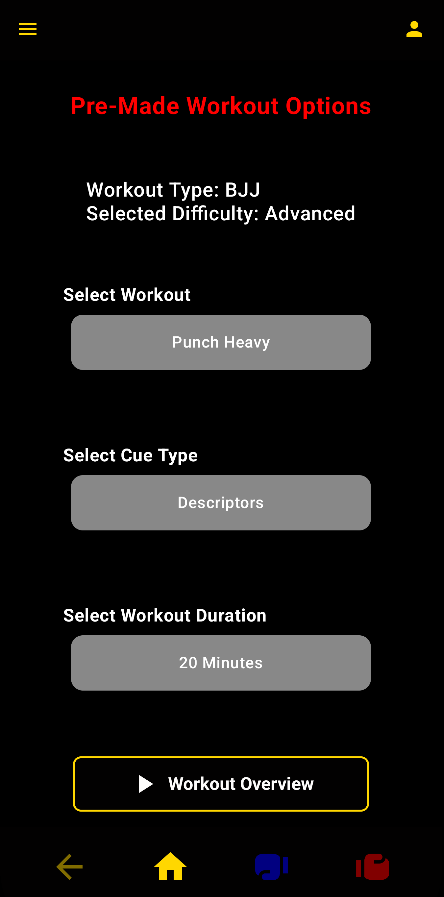 Premade Workout