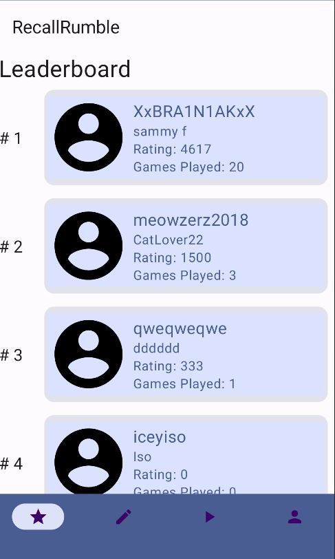 LeaderBoard