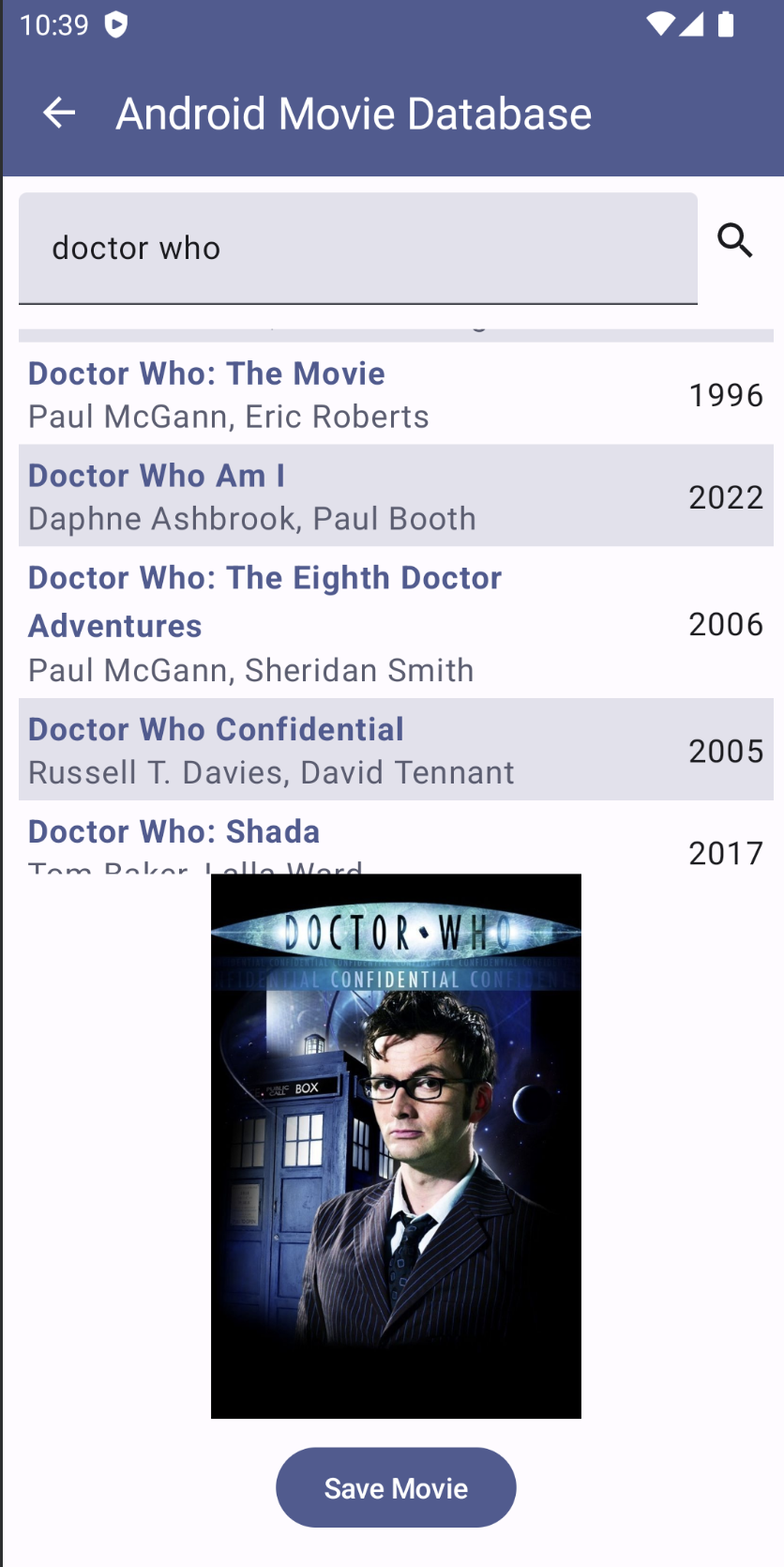 movie search screen movie search screen