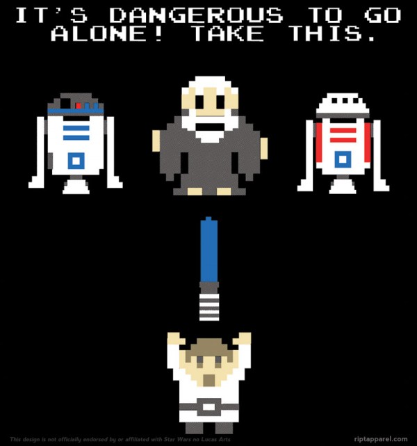 'Scuse me Egon? You said crossing the memes was bad! It's Dangerous To Go Alone! Take This.