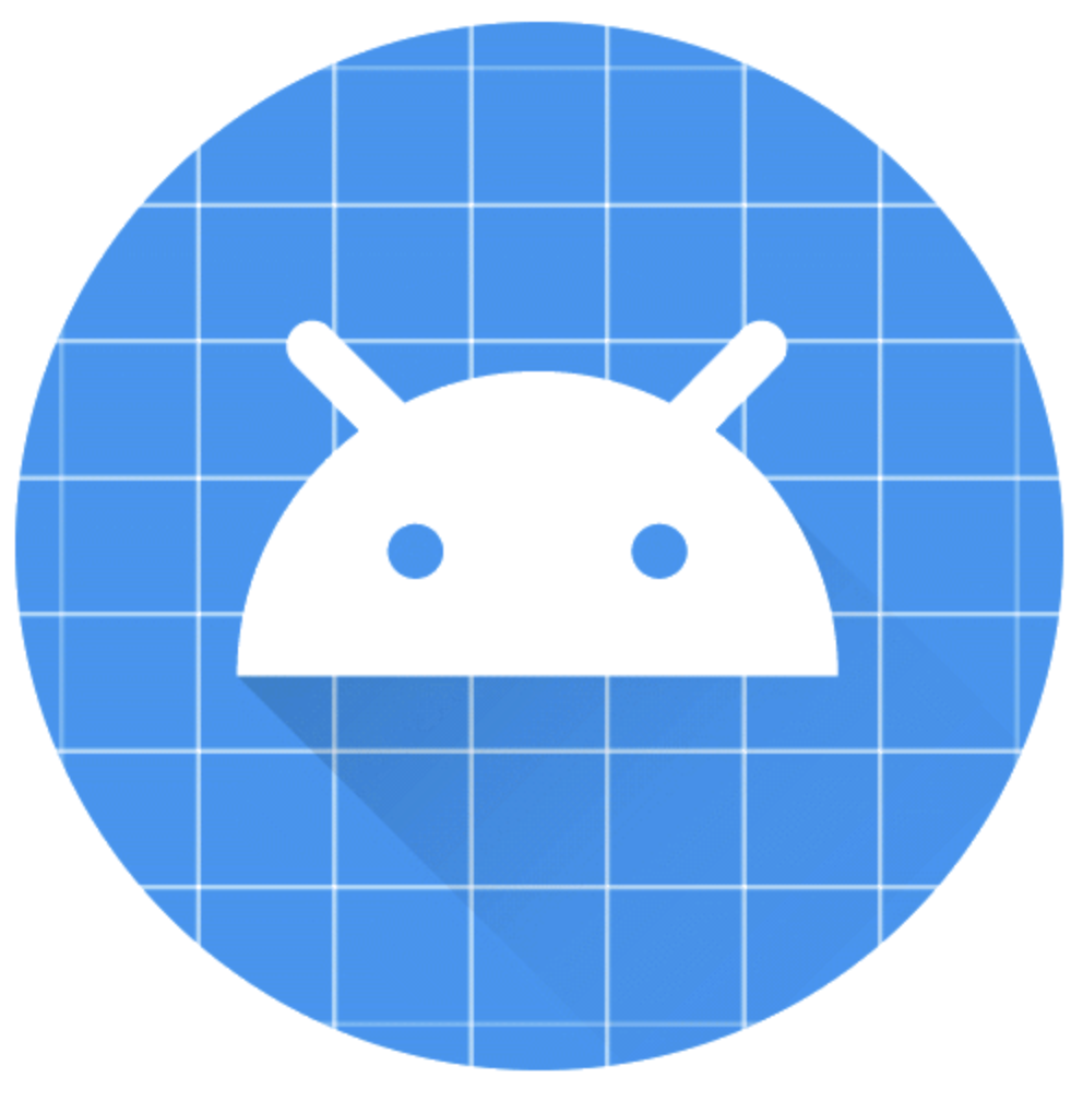 Android Icon Blue